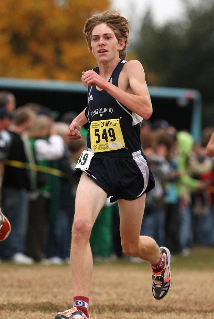 2009 CIF XC Boys D3-146.JPG - 2009 California CIF Cross Country Championships, Woodward Park, Fresno, California